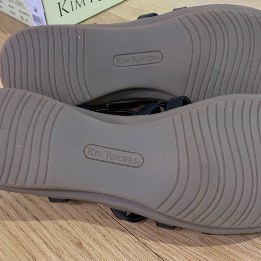 NEW! Kim Rogers Marris Sandals in black - Picture 3 of 4